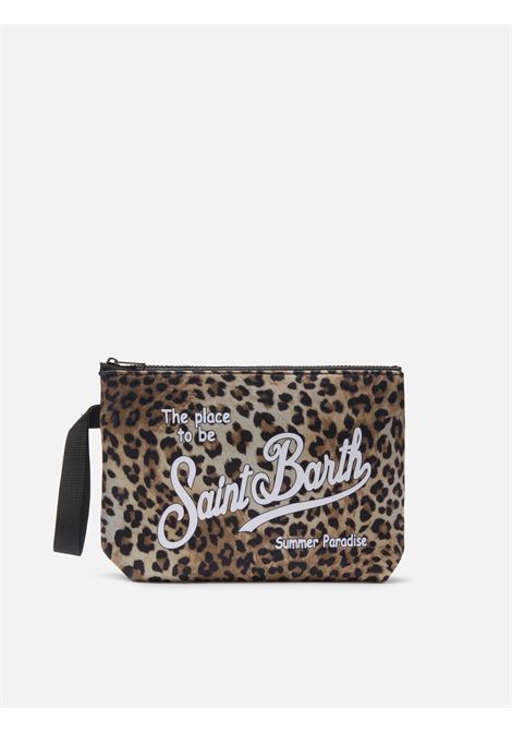 Maxi pochette con stampa SAINT BARTH | ALI0021 ALINE L00653 CLASSIC LEO 11